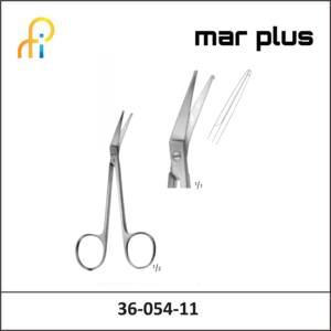 MAR PLUS STRABISMUS SCISSORS ANGL.TO SIDE 115MM